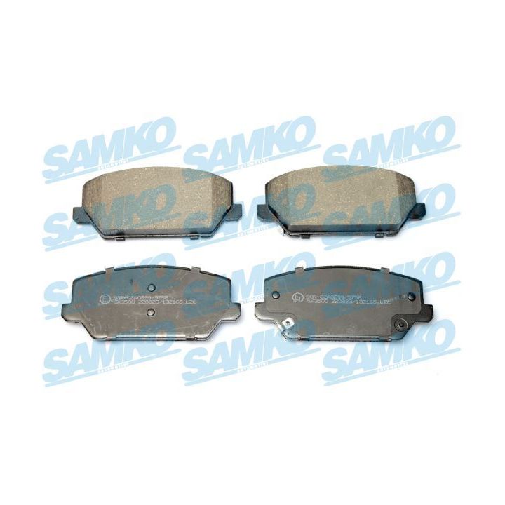 Stabdžių trinkelių rinkinys, diskinis stabdys SAMKO 5SP2165