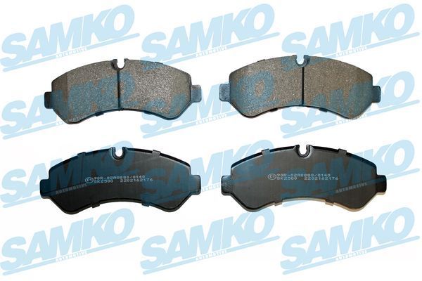 Stabdžių trinkelių rinkinys, diskinis stabdys SAMKO 5SP2176