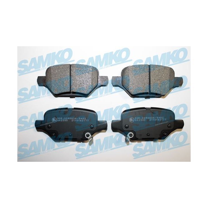 Stabdžių trinkelių rinkinys, diskinis stabdys SAMKO 5SP2177