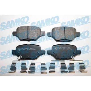 Stabdžių trinkelių rinkinys, diskinis stabdys SAMKO 5SP2177K