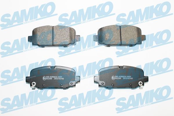 Stabdžių trinkelių rinkinys, diskinis stabdys SAMKO 5SP2183