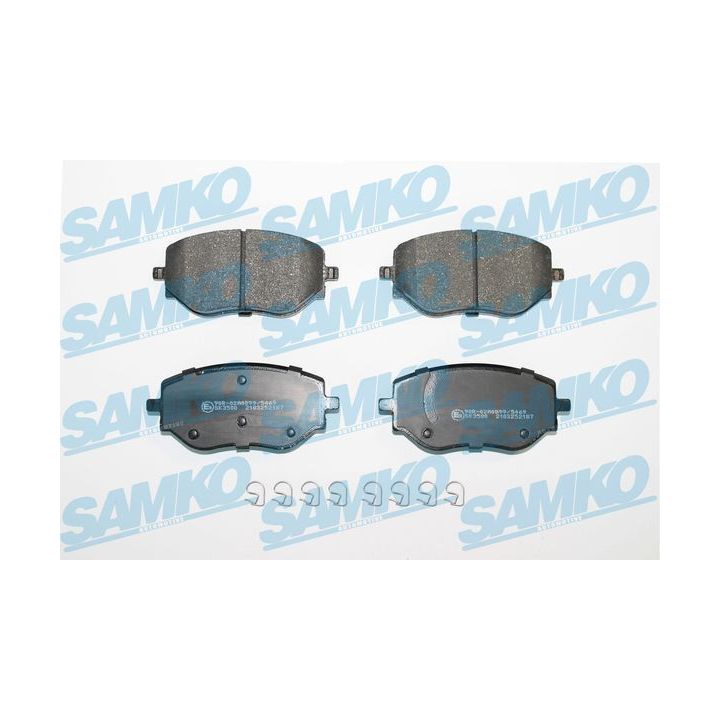 Stabdžių trinkelių rinkinys, diskinis stabdys SAMKO 5SP2187