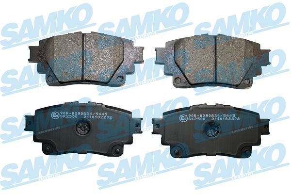 Stabdžių trinkelių rinkinys, diskinis stabdys SAMKO 5SP2202