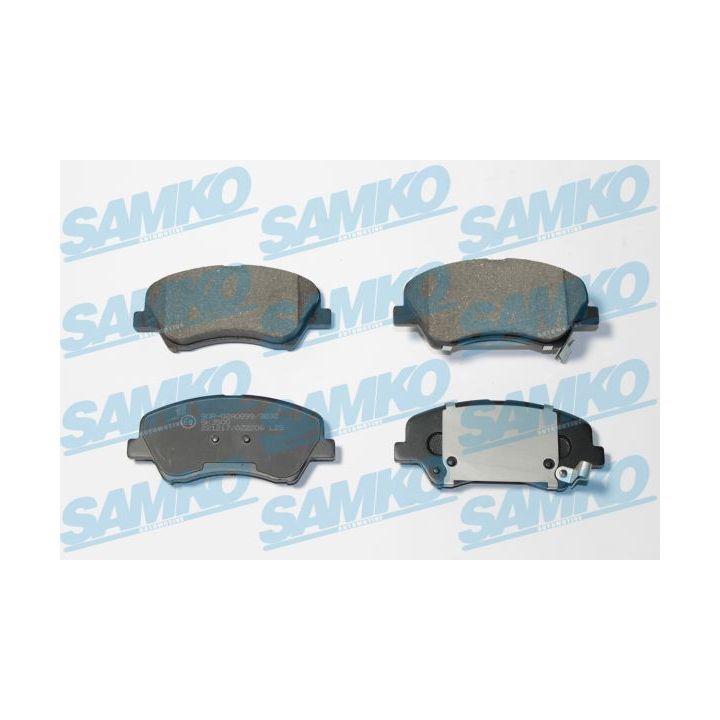 Stabdžių trinkelių rinkinys, diskinis stabdys SAMKO 5SP2206