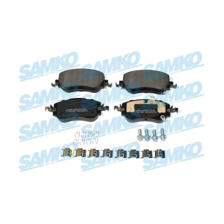 Stabdžių trinkelių rinkinys, diskinis stabdys SAMKO 5SP2292K