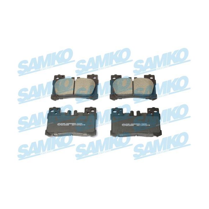 Stabdžių trinkelių rinkinys, diskinis stabdys SAMKO 5SP2318