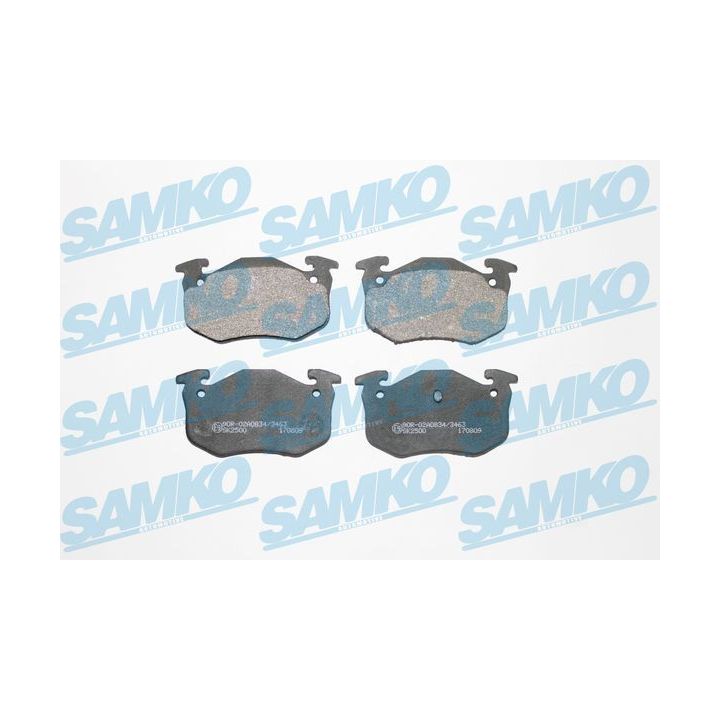 Stabdžių trinkelių rinkinys, diskinis stabdys SAMKO 5SP275