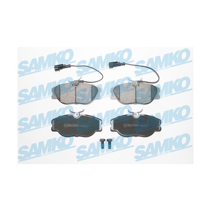 Stabdžių trinkelių rinkinys, diskinis stabdys SAMKO 5SP286