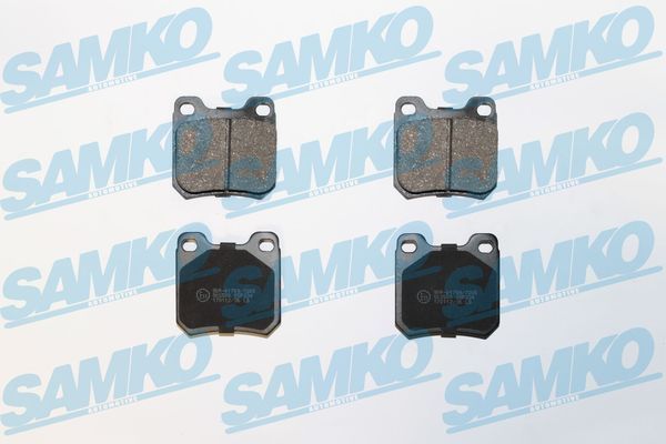 Stabdžių trinkelių rinkinys, diskinis stabdys SAMKO 5SP334