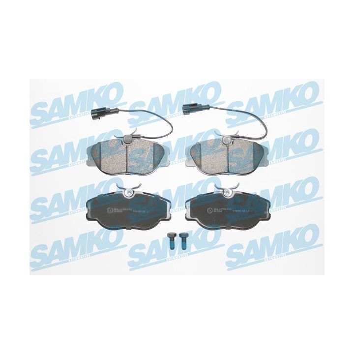 Stabdžių trinkelių rinkinys, diskinis stabdys SAMKO 5SP344