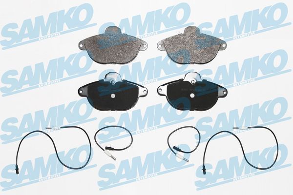 Stabdžių trinkelių rinkinys, diskinis stabdys SAMKO 5SP345
