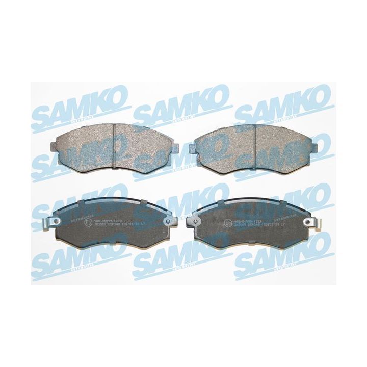 Stabdžių trinkelių rinkinys, diskinis stabdys SAMKO 5SP348