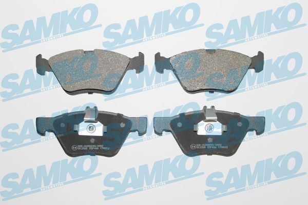 Stabdžių trinkelių rinkinys, diskinis stabdys SAMKO 5SP406
