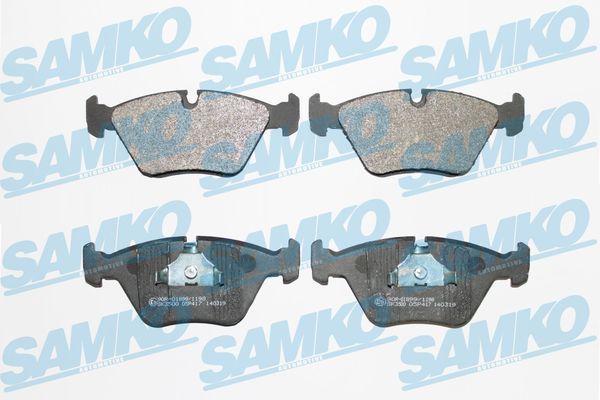 Stabdžių trinkelių rinkinys, diskinis stabdys SAMKO 5SP417