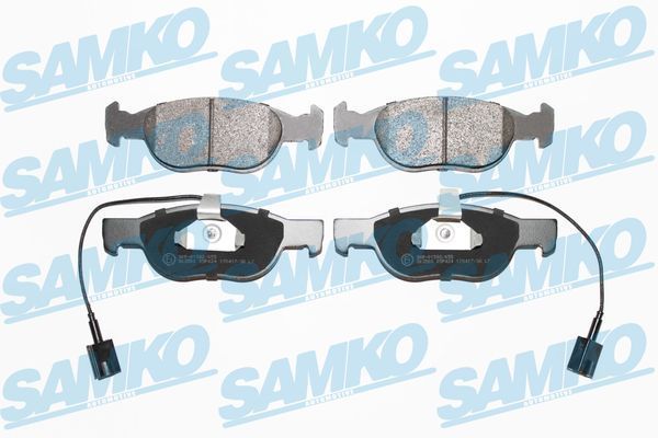 Stabdžių trinkelių rinkinys, diskinis stabdys SAMKO 5SP424