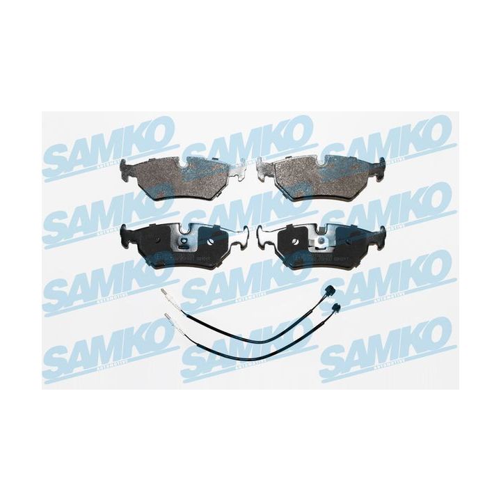 Stabdžių trinkelių rinkinys, diskinis stabdys SAMKO 5SP497