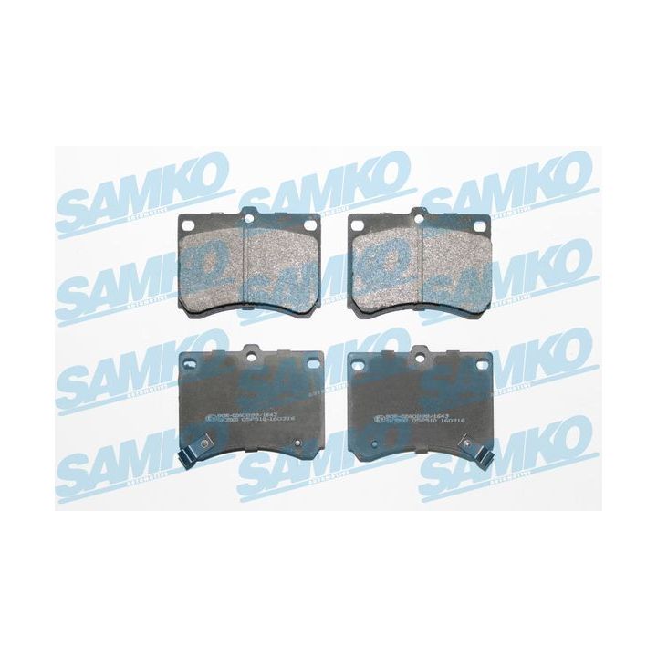 Stabdžių trinkelių rinkinys, diskinis stabdys SAMKO 5SP510