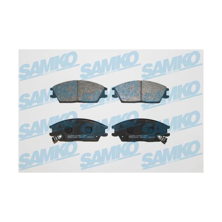 Stabdžių trinkelių rinkinys, diskinis stabdys SAMKO 5SP542