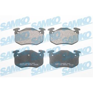 Stabdžių trinkelių rinkinys, diskinis stabdys SAMKO 5SP582