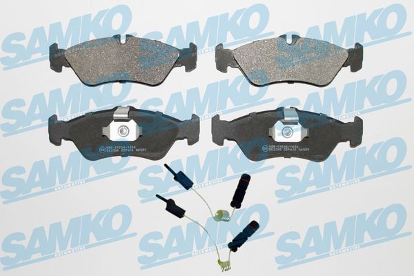 Stabdžių trinkelių rinkinys, diskinis stabdys SAMKO 5SP610A