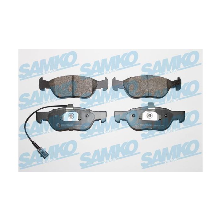 Stabdžių trinkelių rinkinys, diskinis stabdys SAMKO 5SP646