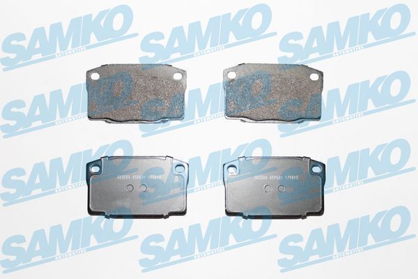 Stabdžių trinkelių rinkinys, diskinis stabdys SAMKO 5SP681