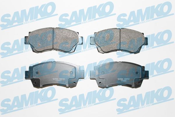 Stabdžių trinkelių rinkinys, diskinis stabdys SAMKO 5SP701