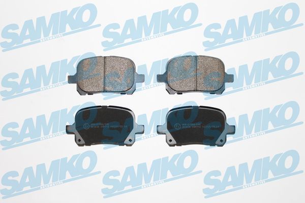 Stabdžių trinkelių rinkinys, diskinis stabdys SAMKO 5SP712