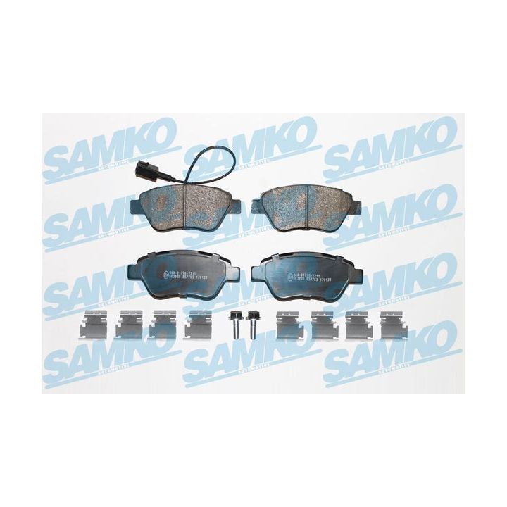 Stabdžių trinkelių rinkinys, diskinis stabdys SAMKO 5SP763K