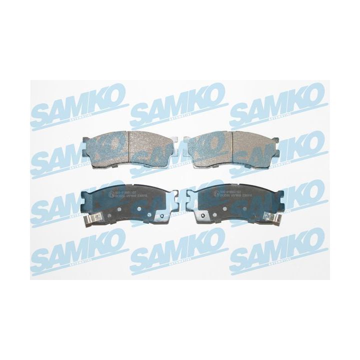 Stabdžių trinkelių rinkinys, diskinis stabdys SAMKO 5SP809