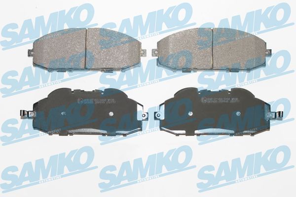 Stabdžių trinkelių rinkinys, diskinis stabdys SAMKO 5SP845