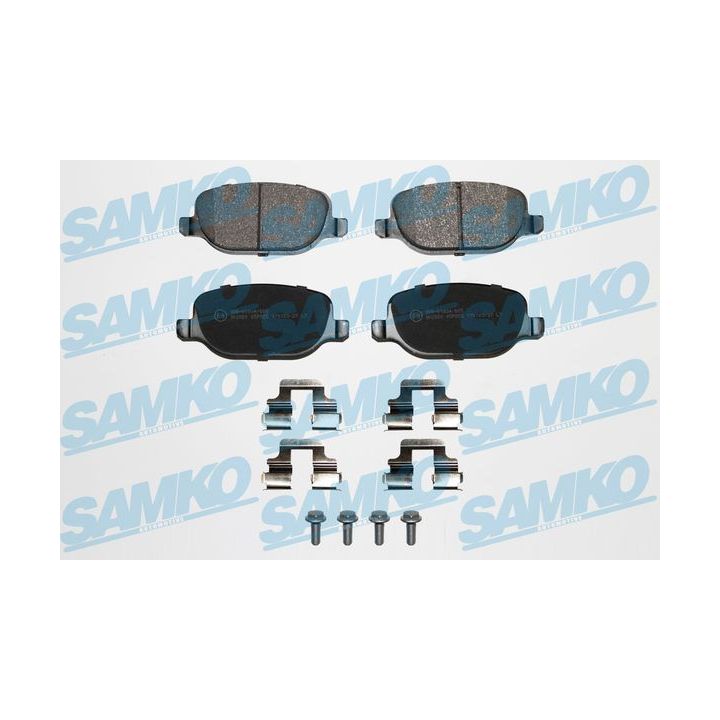 Stabdžių trinkelių rinkinys, diskinis stabdys SAMKO 5SP855K