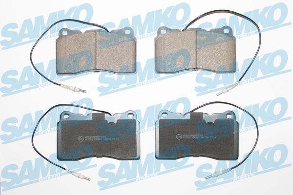 Stabdžių trinkelių rinkinys, diskinis stabdys SAMKO 5SP863