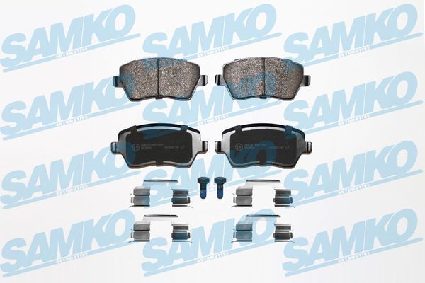 Stabdžių trinkelių rinkinys, diskinis stabdys SAMKO 5SP867K