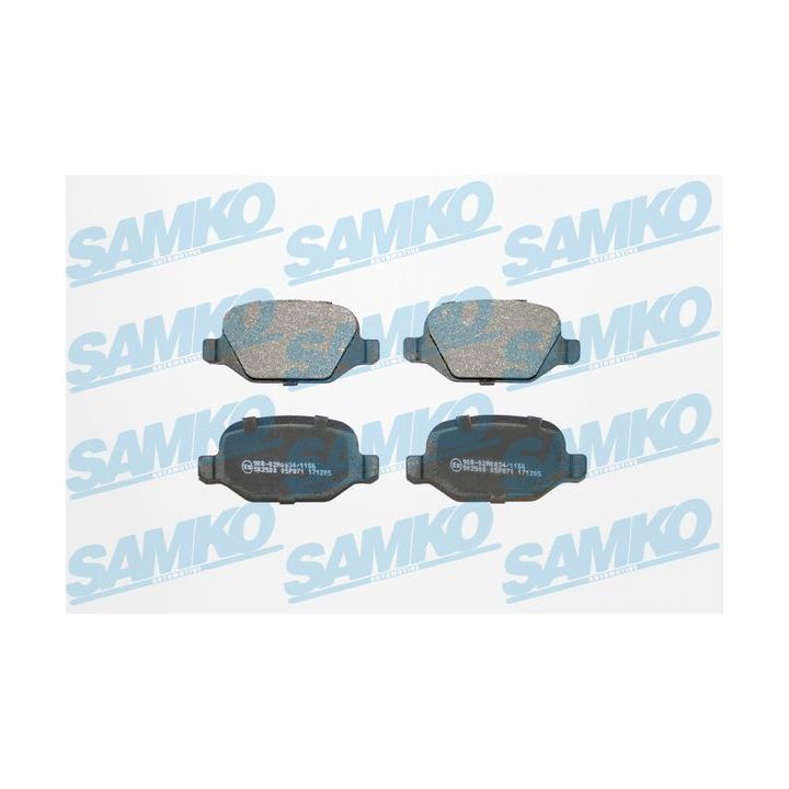 Stabdžių trinkelių rinkinys, diskinis stabdys SAMKO 5SP871