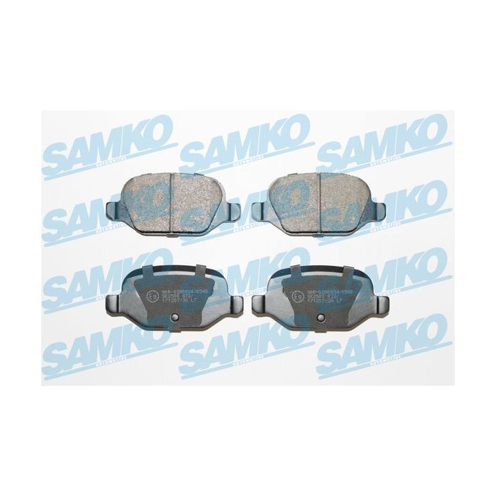 Stabdžių trinkelių rinkinys, diskinis stabdys SAMKO 5SP872