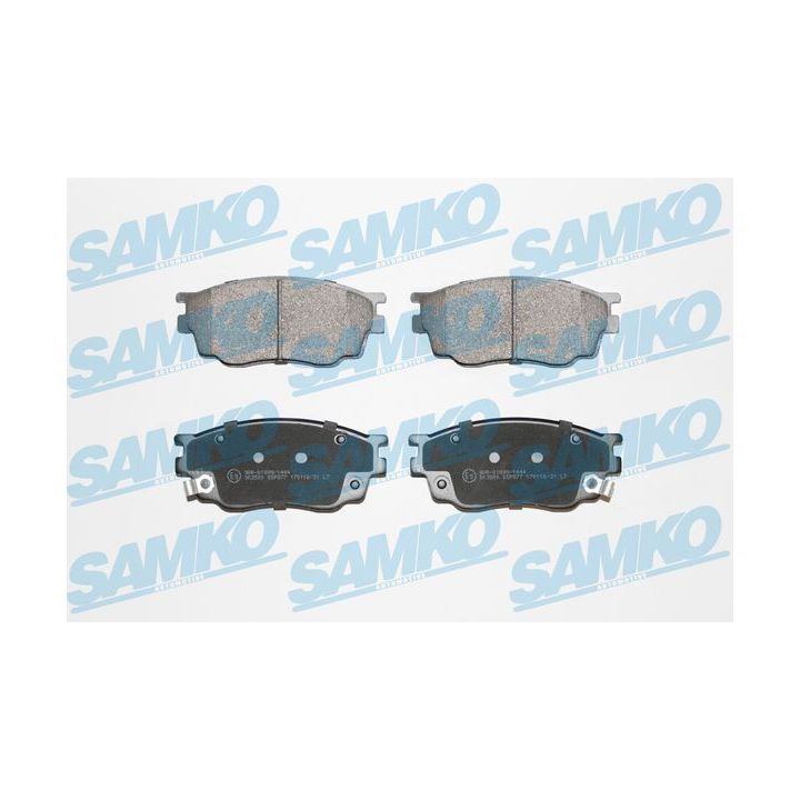 Stabdžių trinkelių rinkinys, diskinis stabdys SAMKO 5SP877