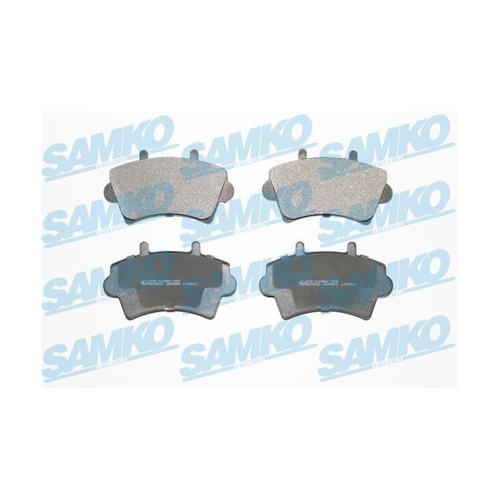 Stabdžių trinkelių rinkinys, diskinis stabdys SAMKO 5SP884