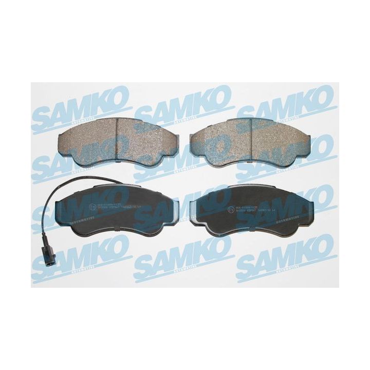 Stabdžių trinkelių rinkinys, diskinis stabdys SAMKO 5SP967