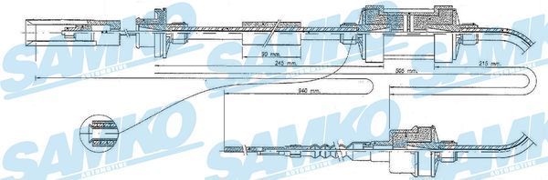 Sankabos trosas SAMKO C0045C