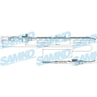 Sankabos trosas SAMKO C0046C