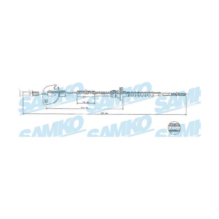 Sankabos trosas SAMKO C0049C