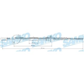 Sankabos trosas SAMKO C0050C