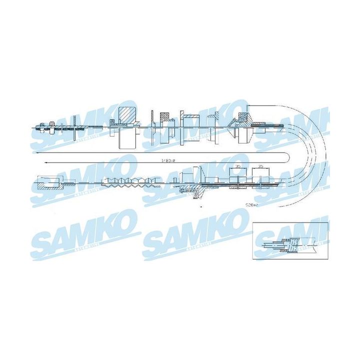 Sankabos trosas SAMKO C0056C