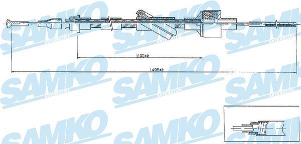 Sankabos trosas SAMKO C0103C