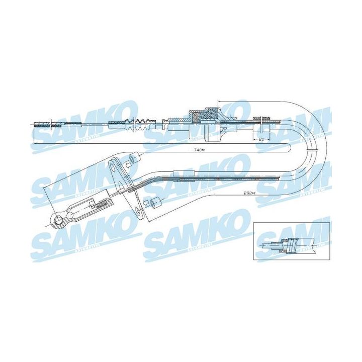 Sankabos trosas SAMKO C0132C