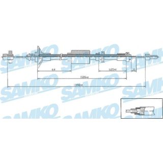 Sankabos trosas SAMKO C0184C