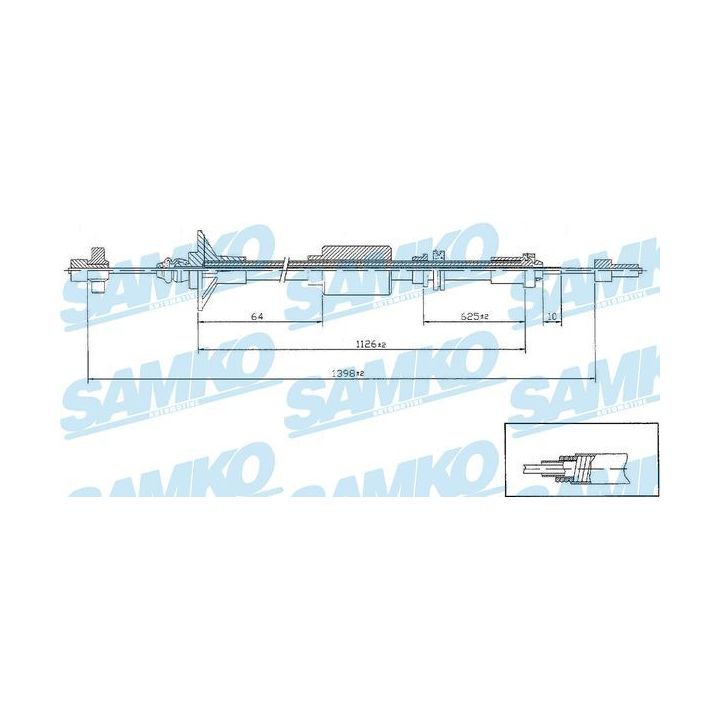 Sankabos trosas SAMKO C0184C