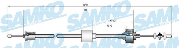 Sankabos trosas SAMKO C0191C