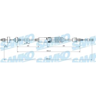Sankabos trosas SAMKO C0198C